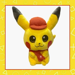 Peluche de Pokemon Pikachu con gorrito