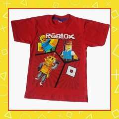 Remera de roblox roja