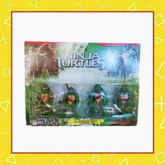 Set de las tortugas ninja x4