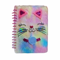 Cuaderno con forma de Gatito peluche - comprar online