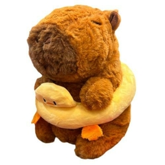 Peluche capibara peludito con salvavidas - comprar online