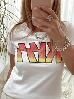 Remera Kiss Blanca - comprar online