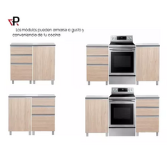 Combo Cocina Bajo Mesada 80 Cm + Alacena Ricchezze Potenza - comprar online