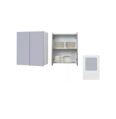 Alacena 60 Cm Gris Perla Potenza Ricchezze Mueble Cocina