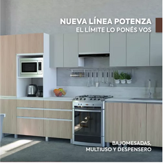 Mueble Cocina Bajo Mesada Ricchezze Potenza 70 Cm Multiuso - Pignataro Diseño & Construccion