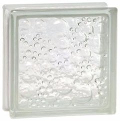 Ladrillo De Vidrio Burbuja Transparente 19x19x8cm - comprar online