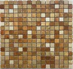 Malla Porcelanato Beige Rojo 30x30 Acuarela Revestimiento