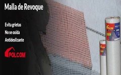 Malla Fibra Vidrio 5x5 110gr 1x50mts Refuerzo Revoque Polcom en internet