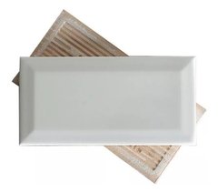 Ceramica Biselada 10x20 Blanco Mate Azulejo Subway New York en internet