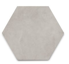 Porcelanato Acuarela Hexágonal Gris Cemento 17,5x20 Primera por caja