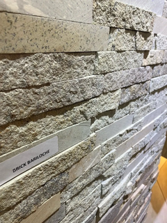 Murete Brick Piedra Bariloche Revestimiento En Mallas De 60x14 - comprar online