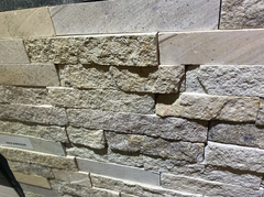 Murete Brick Piedra Bariloche Revestimiento En Mallas De 60x14 en internet
