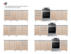 Mueble Cocina Bajo Mesada Ricchezze Potenza 180 Multiuso - comprar online