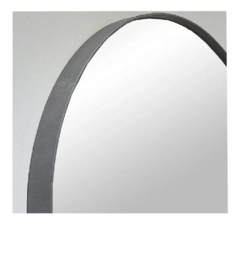 Espejo Redondo Marco PVC Diámetro 50cm Negro - Blanco- Dorado - tienda online
