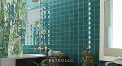Cerámica Azulejo Curve Acuarela 10x12 Blanco Brillante - Pignataro Diseño & Construccion