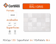 Ceramica Cortines 30x45 Piedra Bali - Pignataro Diseño & Construccion