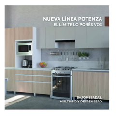 Mueble Cocina Bajo Mesada 80 Cm 2 Puertas Ricchezze Potenza en internet