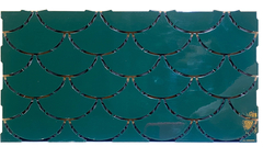 Revestimiento En Malla Escama pez Verde Ingles Scala Indra Inox - Pignataro Diseño & Construccion