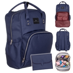 Mochila maternal azul sale