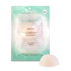 Esponja Facial KONJAC Blanca Natural