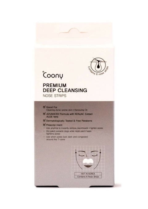 Coony Premium Deep Cleasing Nose Strips- Extrae puntos negros
