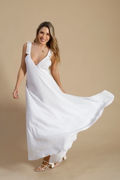 Vestido Amoras Off White largo - Oculto