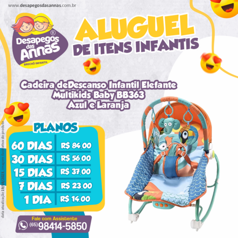 Cadeira Automática Mamaroo - Caixa Mágica - Aluguel de Brinquedos e Itens  pra Bebês
