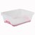 Organizador Transparente Antideslizante S Rosa 750 Ml