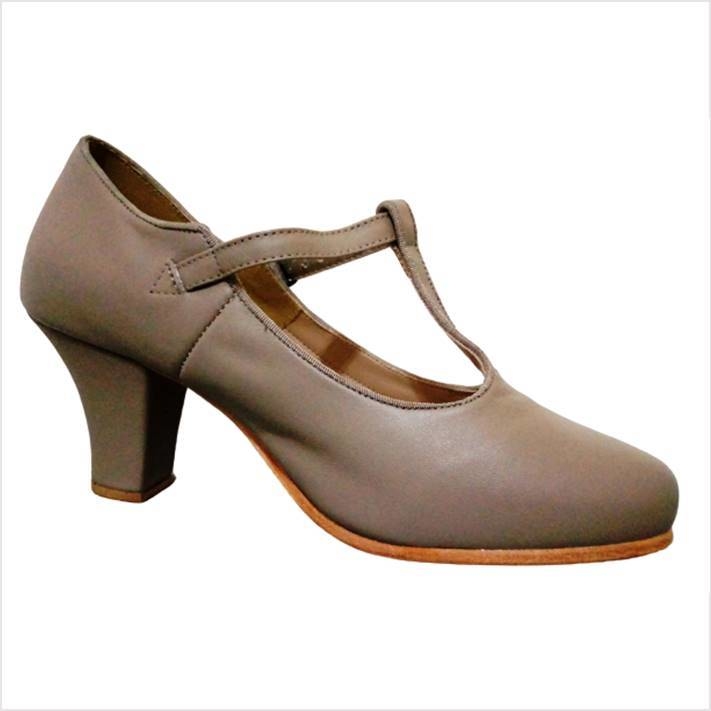 Sapato feminino boneca com correia e fivela (couro) - Capézio REF42