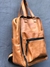 Iron Leather Backpack Caramelo en internet