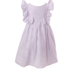 Vestido Branco Laise batizado ano novo - Kimimo Kids