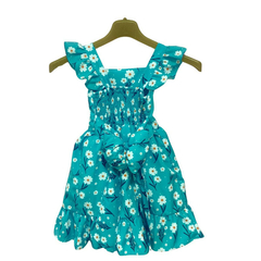 Vestido luma estampado verde flor - comprar online