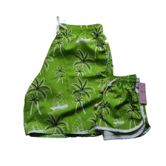 Kit short pai e filha(o) verde - Kimimo Kids