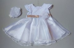 VESTIDO BRANCO + TIARA - Kimimo Kids