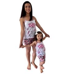 PIJAMA MAE E FILHA ALCINHA CORAÇÃO - comprar online