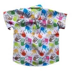 CAMISA INFANTIL TEMATICA AQUARELA MÃOS - comprar online