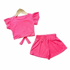 Conjunto Mini Diva Neon Pink