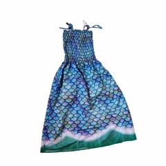 Vestido Mãe e filha Temático Sereia (escamas) - comprar online