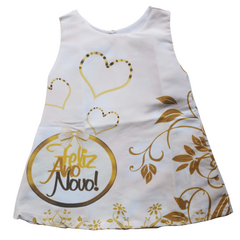 Vestido Trapézio Feliz Ano NOvo - Kimimo Kids