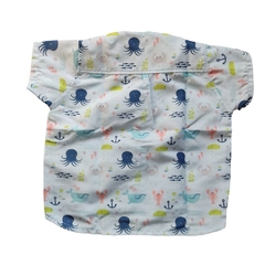 CAMISA INFANTIL TEMÁTICA FUNDO DO MAR MOD 01 - comprar online