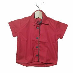 Camisa Social Infantil Vermelha