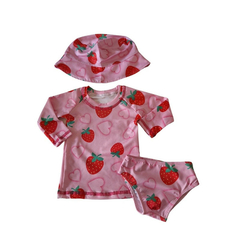 Imagem do Conjunto Infantil com UV diversas estampas com chapéu