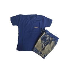 CONJUNTO CAMISA + SHORT MOLETOM P (1/2 ANOS) - loja online