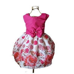 VESTIDO DE LUXO FLORAL BOLA