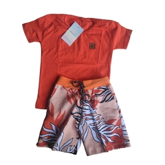 CONJUNTO - CAMISA + SHORT MOLETOM M (3/4 ANOS) - comprar online