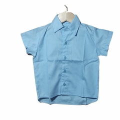 Camisa Social Infantil Azul