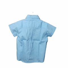 Camisa Social Infantil Azul - comprar online