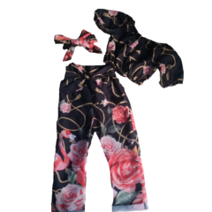 CONJUNTO PANTACOURT ESTAMPADO MINI DIVA