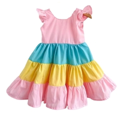 Vestido Princesa Candy Colors casual