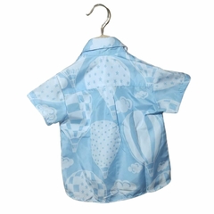 Camisa Infantil Temática Balão Azul claro - comprar online